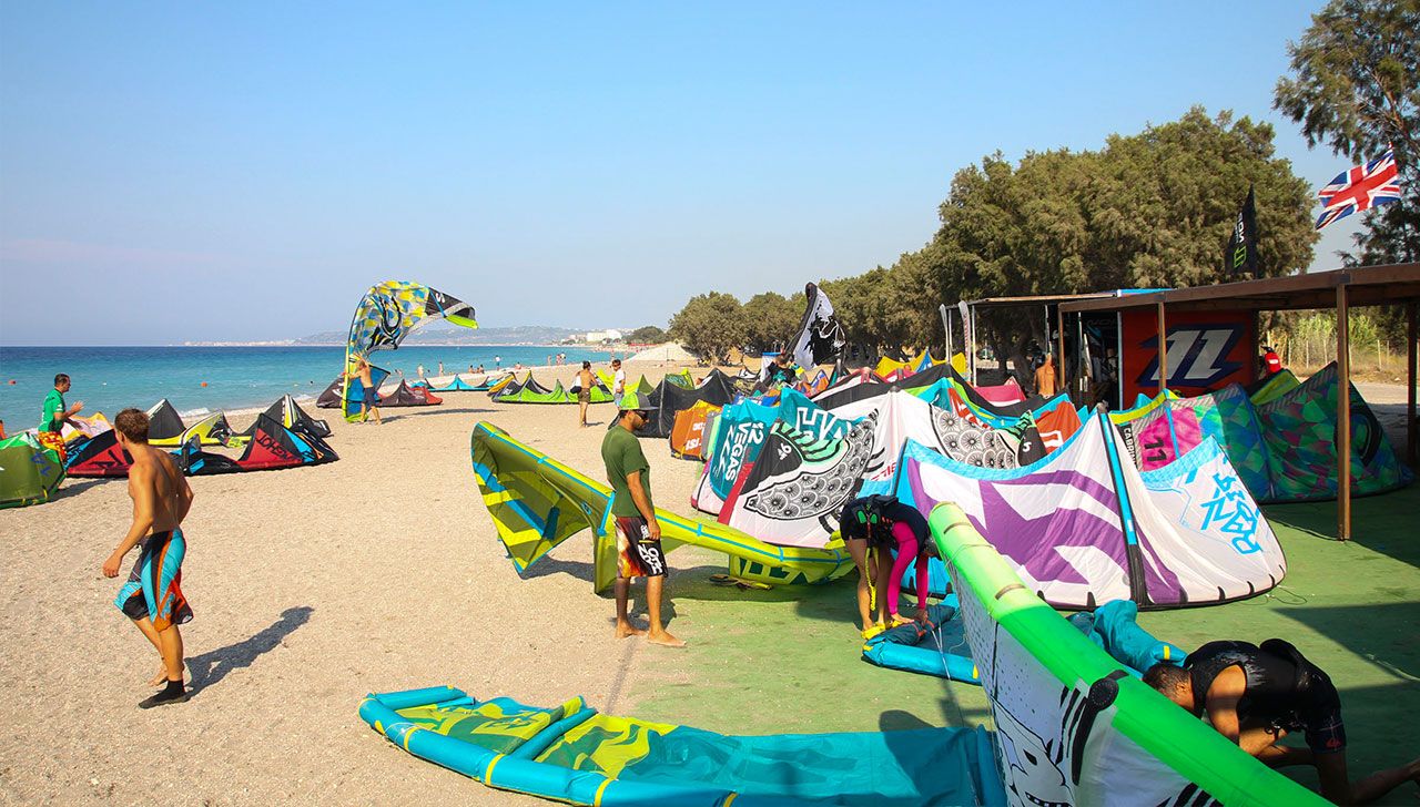 thebeach-kitesurfing-kite-air-riders-kitepro-center-kremasti-rhodes-gear